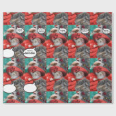 プリンセスお祝い猫 ラッピングペーパー (フラット)