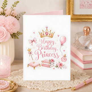 プリンセスお誕生日おめでとう カード