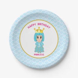 プリンセスお誕生日おめでとう ペーパープレート