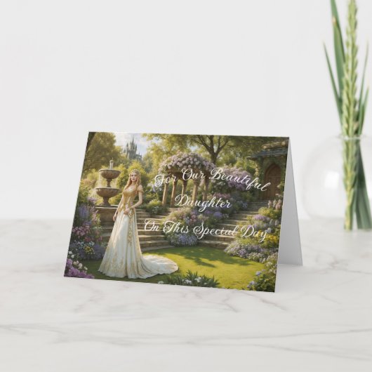 プリンセスからクイーンへ – 誕生日 シーズンカード (正面)