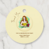 プリンセスから女王へのブライズシャワー フェイバータグ (裏面)