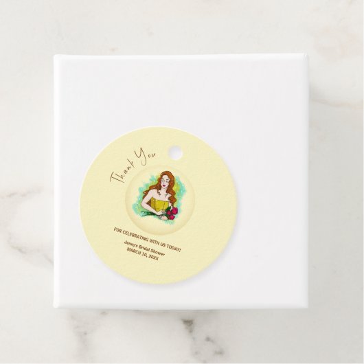 プリンセスから女王へのブライズシャワー フェイバータグ (インサイチュ)