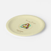 プリンセスから女王へのブライズシャワー ペーパープレート (アングル)