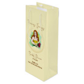 プリンセスから女王へのブライズシャワー ワインギフトバッグ (正面アングル)