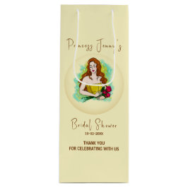 プリンセスから女王へのブライズシャワー ワインギフトバッグ