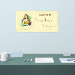 プリンセスから女王へのブライズシャワー 横断幕