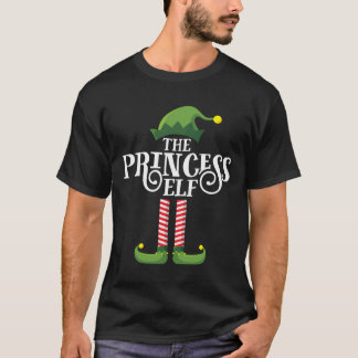 プリンセスかわいい小妖精や小人マッチングファミリーグループクリスマス Tシャツ