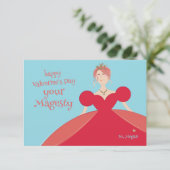 プリンセスかわいらしバレンタインデーのカード サンキューカード (スタンド正面)