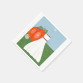 プリンセスかわいらしブライダルシャワー紙ナプキンス スタンダードカクテルナプキン (角)