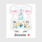 プリンセスかわいらしユニコーンクラウンと玉ジュエル シール (シート)