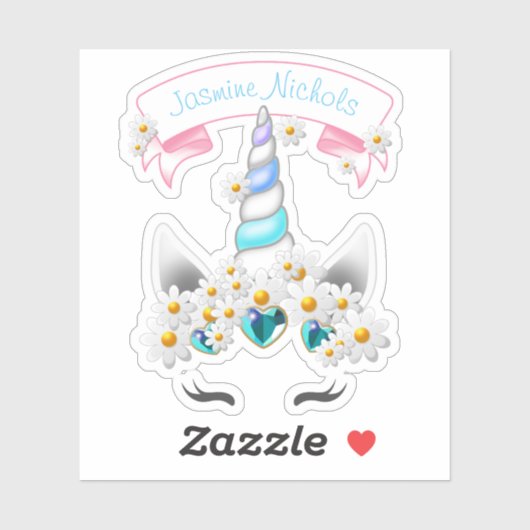 プリンセスかわいらしユニコーンクラウンと玉ジュエル シール (シート)