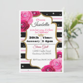 プリンセスがやってくる！ベビーシャワーの招待状 招待状 (スタンド正面)