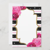 プリンセスがやってくる！ベビーシャワーの招待状 招待状 (裏面)