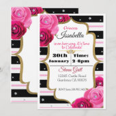 プリンセスがやってくる！ベビーシャワーの招待状 招待状 (正面/裏面)