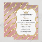プリンセスがやってくる 招待状 ガール (正面/裏面)