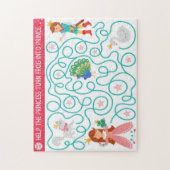 プリンセスがカエルを王子様に変える ジグソーパズル (縦)