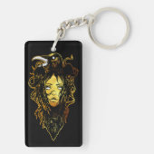 プリンセスがカラスに抱き寄せる キーホルダー (裏面)