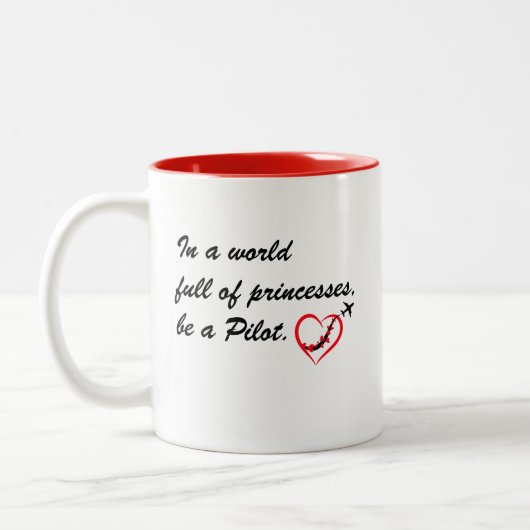 プリンセスが多い世界で,パイロット,ポジティブ ツートーンマグカップ (左)