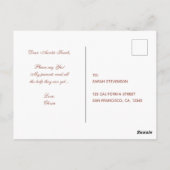 プリンセスが妖精の女神ヴィンテージ赤金ゴールドを必要とする ポストカード (裏面)