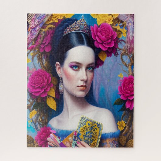 プリンセスが財布を見せびらかす ジグソーパズル (縦)