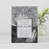 プリンセスきらきら光るダイヤモンドパーティの招待状 招待状 (スタンド正面)