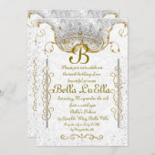 プリンセスきらきら光るダイヤモンドパーティの招待状 招待状 (正面/裏面)