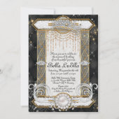 プリンセスきらきら光るダイヤモンドパーティの招待状 招待状 (正面)