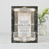 プリンセスきらきら光るダイヤモンドパーティの招待状 招待状 (スタンド正面)