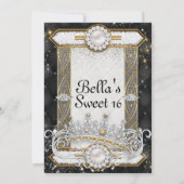 プリンセスきらきら光るダイヤモンドパーティの招待状 招待状 (裏面)