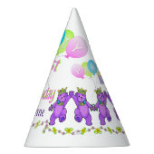 プリンセスくまの第1誕生会のおもしろい パーティーハット (右)