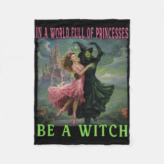 プリンセスだらけの世界で魔女であれ ハロウィン フリースブランケット