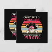 プリンセスでいるくらいなら海賊になろう 招待状 (正面/裏面)