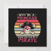 プリンセスでいるくらいなら海賊になろう 招待状 (裏面)