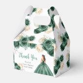 プリンセスでグリーンドレスSweet sixteenありがとう フェイバーボックス (裏面サイド)