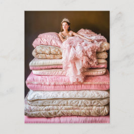 プリンセスとエンドウ豆のベッド ポストカード