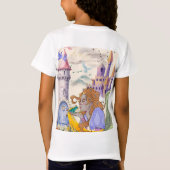 プリンセスとカエルの城の物語Tシャツ Tシャツ (裏面)
