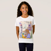 プリンセスとカエルの城の物語Tシャツ Tシャツ (正面フル)