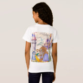 プリンセスとカエルの城の物語Tシャツ Tシャツ (裏面フル)