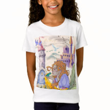 プリンセスとカエルの城の物語Tシャツ