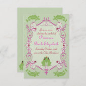 プリンセスとカエル 招待状 (正面/裏面)