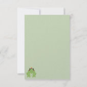 プリンセスとカエル 招待状 (裏面)