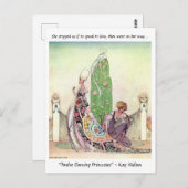 プリンセスとガーデンボーイ童話イラストレーション ポストカード (正面/裏面)