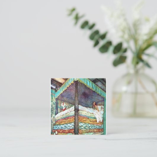 プリンセスとザピープリント – おとぎ話ハンスアンダー スクエア名刺 (スタンド正面)