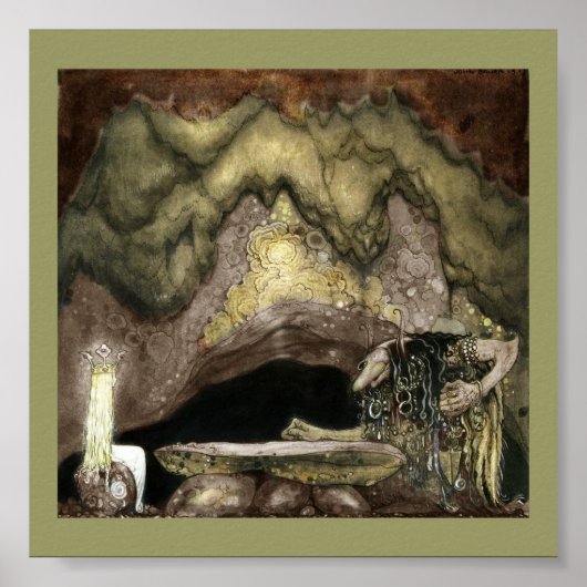 プリンセスとトロールのテーブル ポスター (正面)