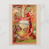 プリンセスとドラゴン図解入りの、写真付きの ポストカード (正面)