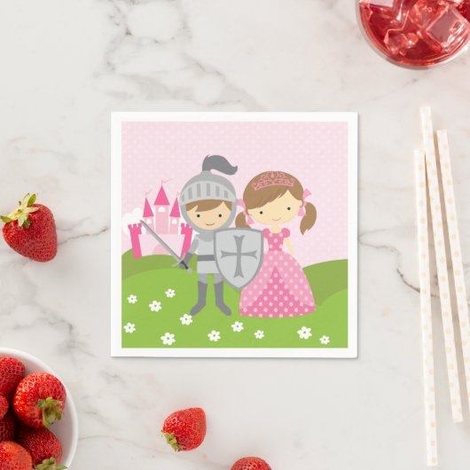 プリンセスとナイトパーティーナプキン スタンダードカクテルナプキン (インサイチュ)