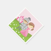 プリンセスとナイトパーティーナプキン スタンダードカクテルナプキン (角)