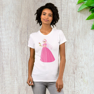 プリンセスとバラTシャツ Tシャツ