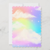 プリンセスとパピーパーティーの招待状 招待状 (裏面)