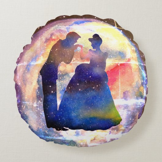 プリンセスとプリンス・ラウンド・スロー・クッション ラウンドクッション (正面)